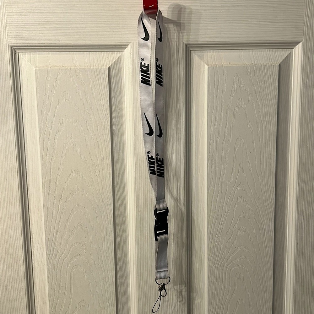 White Nike Lanyard